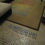 Then, we lined them up in 20 x 50 rows.
